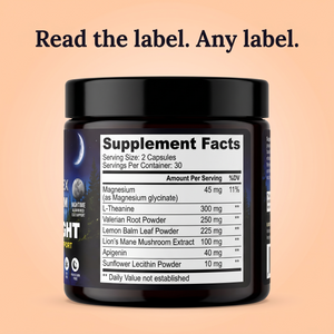 Body Calm Day & Night Stress Relief Supplement Capsules